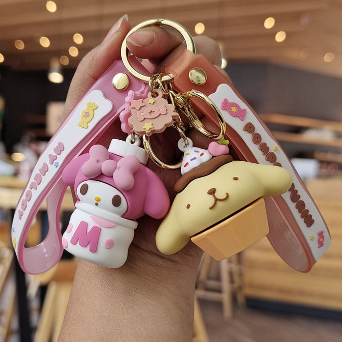 Wholesale Cartoon Silicone Doll Keychain JDC-KC-ZhuoRan016