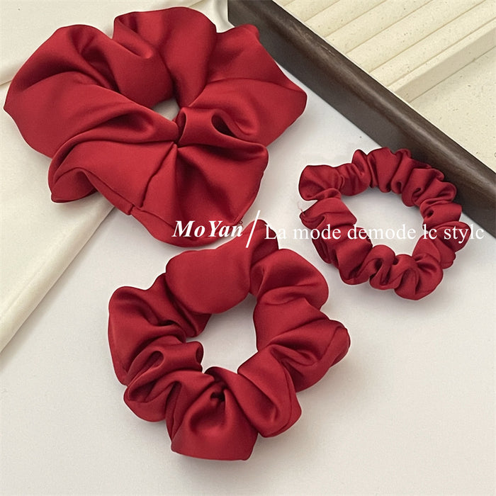 Wholesale New Year's red large intestine festival hair band hair rope headdress