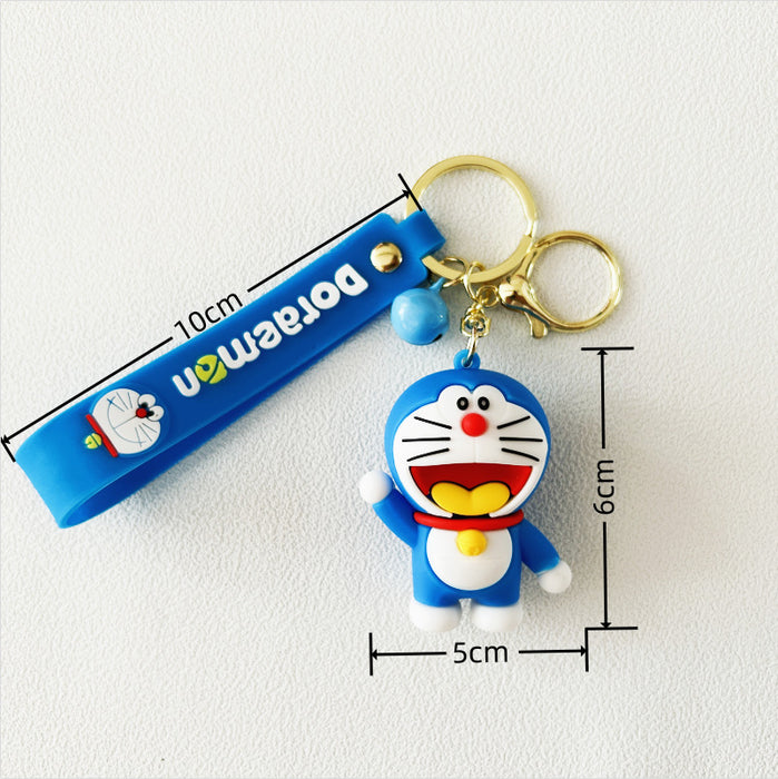 Wholesale Cute PVC Keychain Cartoon Bag Charm Car Key Accessory Gift