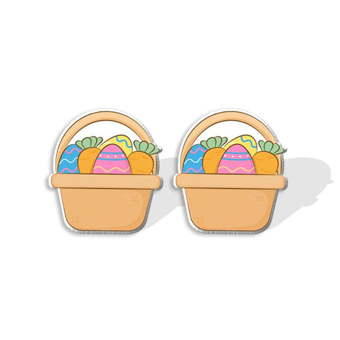 Wholesale Earrings Acrylic Cute Cartoon Animation (M) JDC-ES-XiangL064
