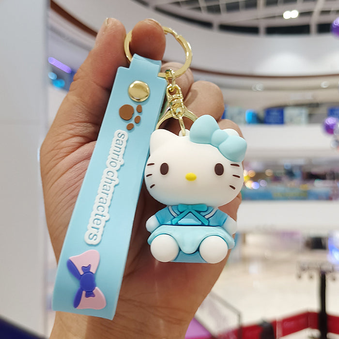 Wholesale Cartoon Silicone Doll Keychain JDC-KC-KuangK044