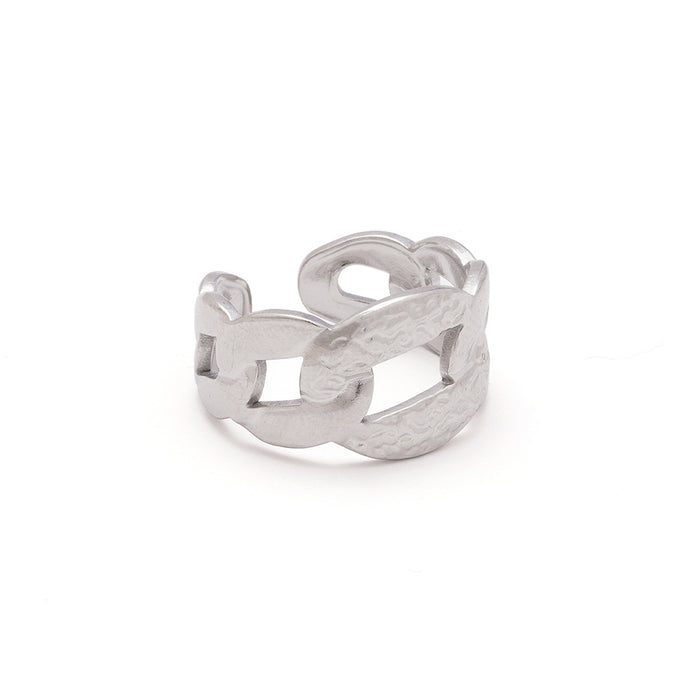 Wholesale NK chain stainless steel open ring