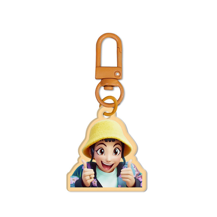 Wholesale KPOP Acrylic keychain cartoon anime peripheral pendant keychain mobile pendant