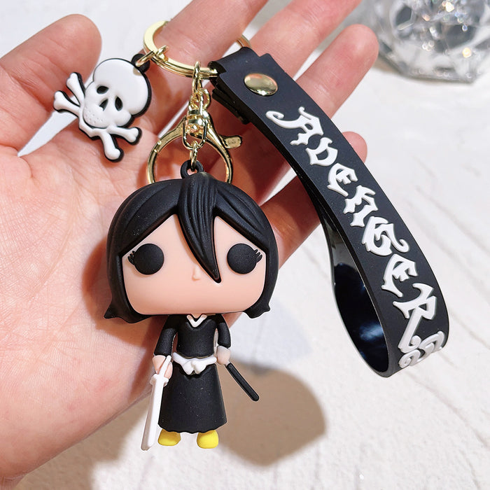 Wholesale Cartoon Silicone Doll Keychain JDC-KC-QiChao036