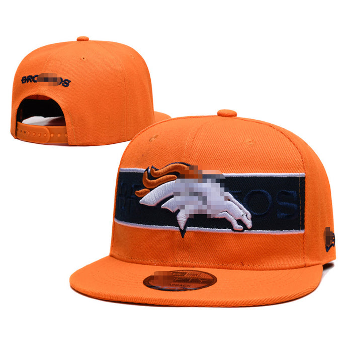 Wholesale Football Team Hat  Embroidered Flat-Brimmed Hat Outdoor Sun Protection Visor