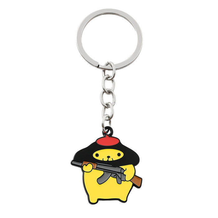 Wholesale cartoon alloy oil keychain jewelry