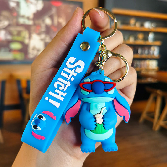 Wholesale Cartoon Doll Silicone Keychain JDC-KC-Tingm225