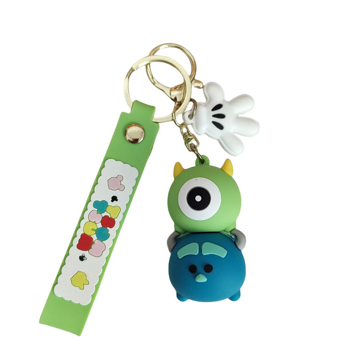 Wholesale Cartoon Silicone Doll Keychain JDC-KC-ZhuoRan025