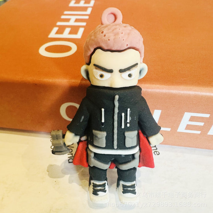 Wholesale Cartoon keychain, pendant, decorative ornament, archaeological figurine