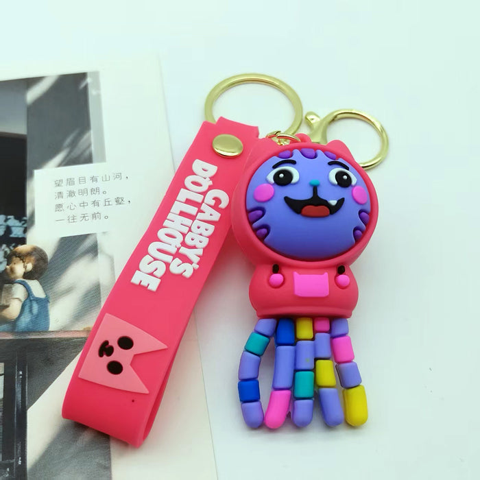 Wholesale Doll House Stereo Doll Key Chain Cute Bag Pendant Schoolbag Key Chain Small Commodities