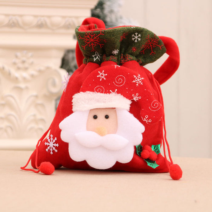 Wholesale Christmas Apple Bag, Handbag, Christmas Eve Gift Bag, Kidsren' s Small Gift Bag, Christmas Apple Bag