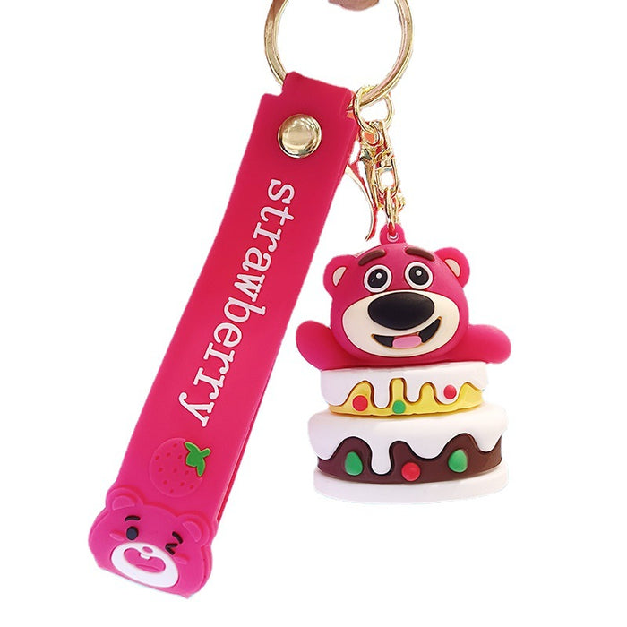 Wholesale Cartoon Silicone Doll Keychain JDC-KC-KuangK023