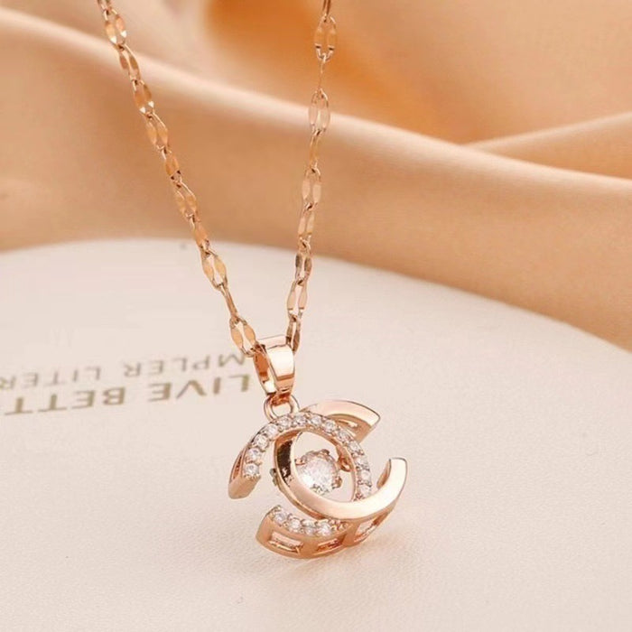 Wholesale Women Necklace Advanced Niche Design Sense Clavicle Chain Pendant