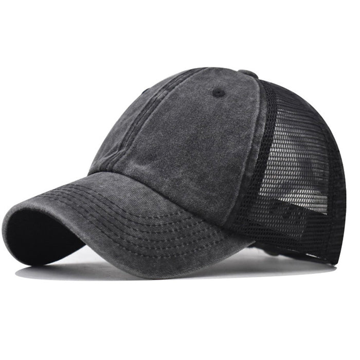 Wholesale Baseball cap, driver's cap, breathable adjustable running cap, sports mesh cap