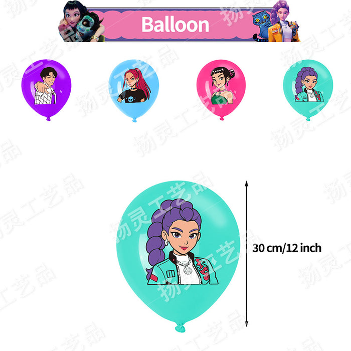 Wholesale KPOP birthday party banners and balloon decorations