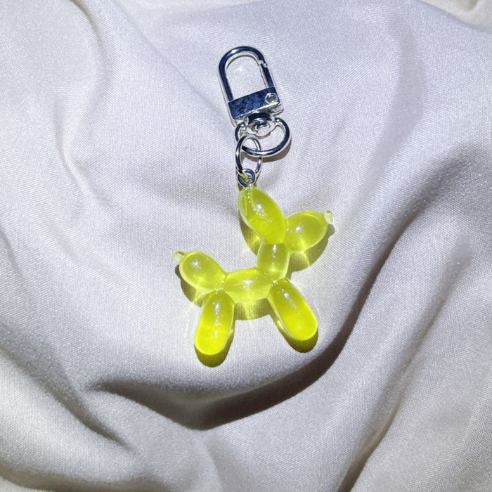 Wholesale Laser luminous ball dog key chain