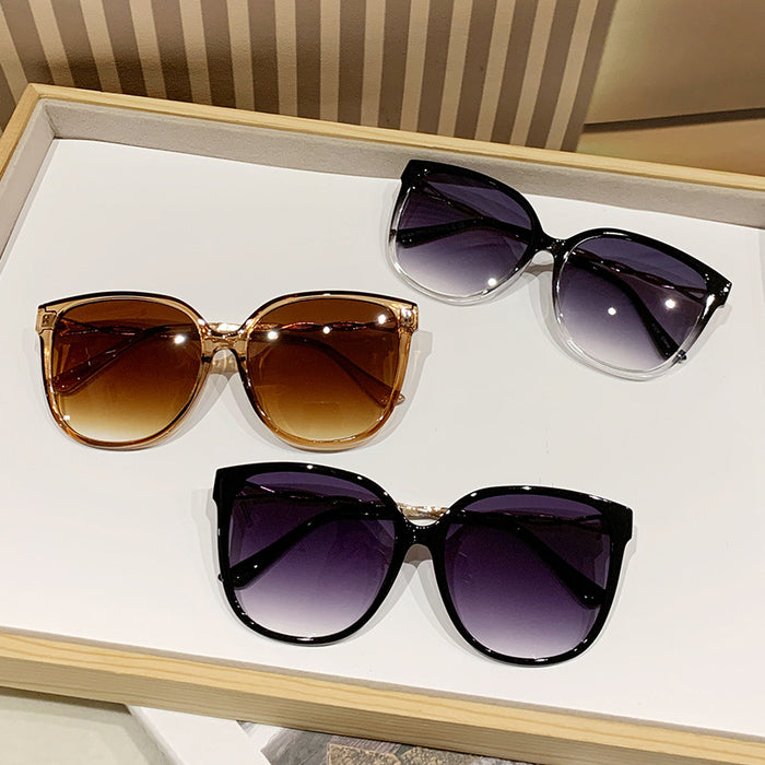 Wholesale Sunglasses with large frame for women, high-end outdoor driving glasses, UV resistant sunglasses for driving