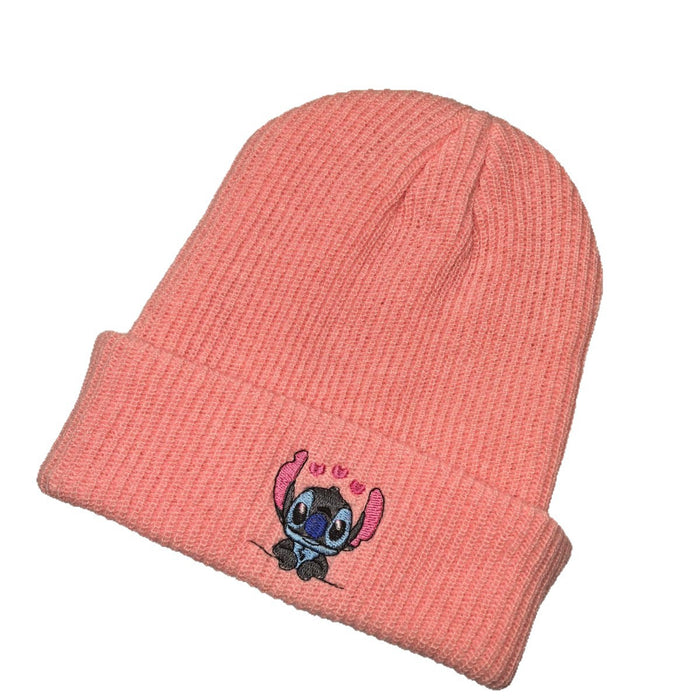 Wholesale Knitted hat  cartoon wool hat trendy street warm beanie
