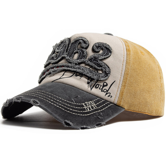 Wholesale Sun Hat Vintage Letter 1962 Number Baseball Cap