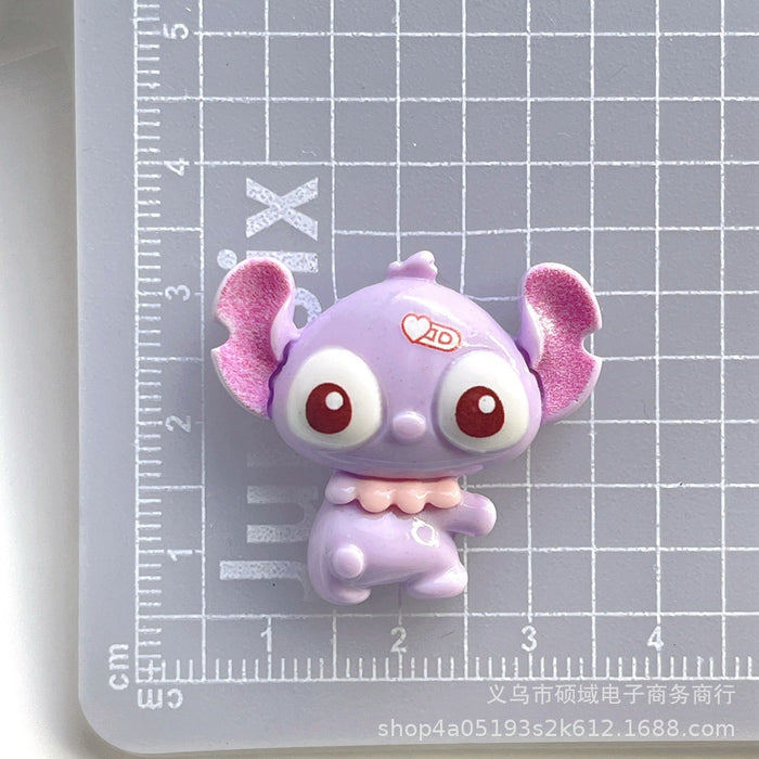 Wholesale Cartoon pink resin accessories cream glue handmade hair accessories mobile phone shell pendant material