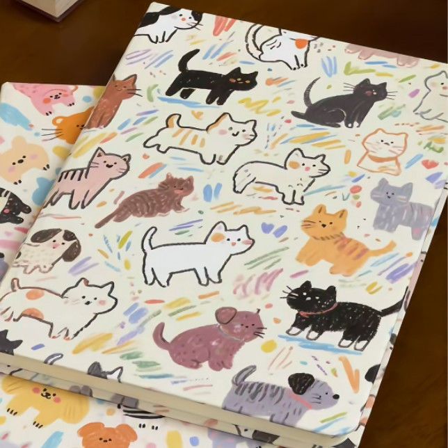 Wholesale A5 Laptop - High-Value Cute Doodle Hardcover NoteBook