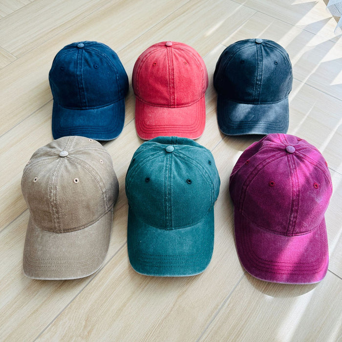 Wholesale The new washed cotton soft top duckbill cap is suitable for versatile baseball caps