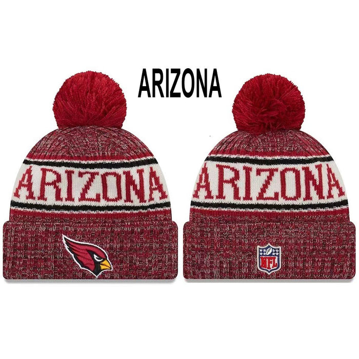 Wholesale Plush wool hat rugby team stretch knitted hat sports hat beanie