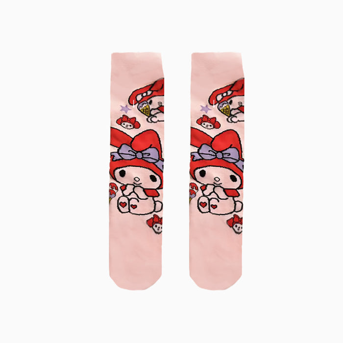 Wholesale Cotton All-Season Cartoon Mid-Calf Socks
