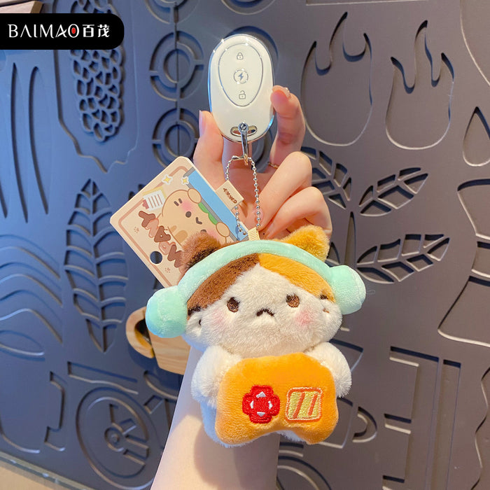 Wholesale Plush Cat Keychain Bag Charm Cute a Cat Design For Wedding Favors And Everyday Carry