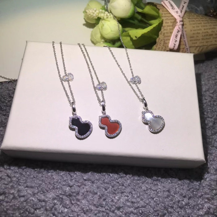 Wholesale Necklace pendant rose gold lock chain