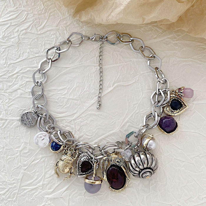 Wholesale pendant chain necklace literary all-match women