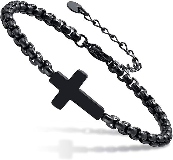 Wholesale Jewelry Wholesale Personalized Stainless Steel Cross Bracelet Paladin Bracelet