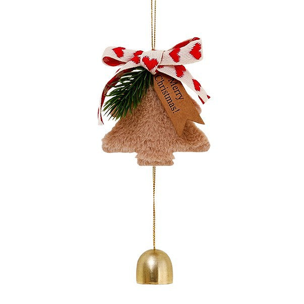 Wholesale Christmas Tree Bell Pendant Hanging Bell Door Bell Hanging Decoration Christmas Car Hanging Wind Bell Gift Christmas Decoration