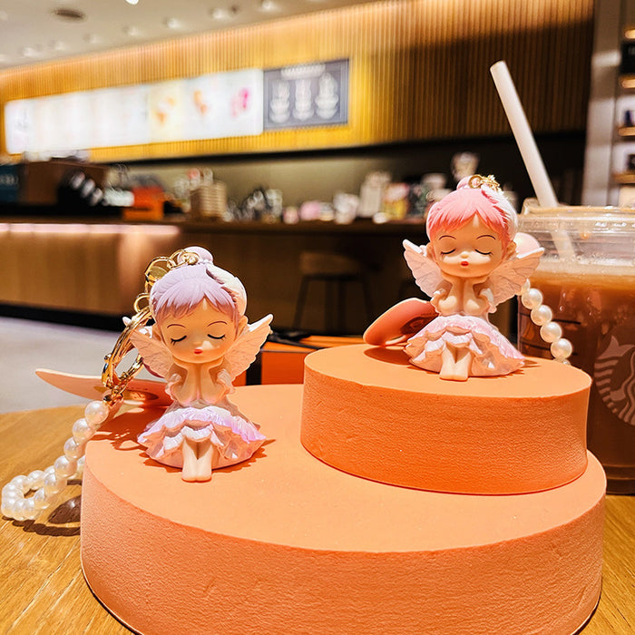 Wholesale Cute Car Keychain Couple's Bag Pendant Doll Creative