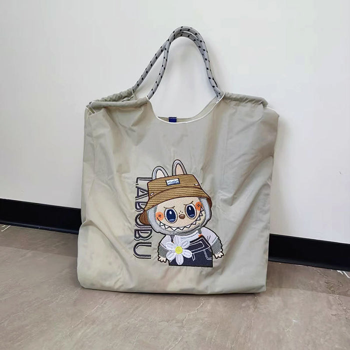 Wholesale Cute waist bag embroidered waterproof nylon crossbody bag versatile casual shoulder bag daily handbag