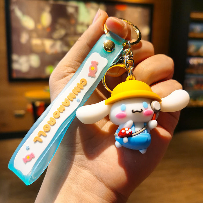 Wholesale Cartoon Doll Silicone Keychain JDC-KC-Tingm221