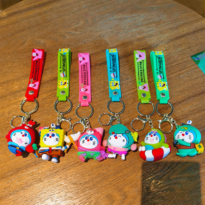 Wholesale Cartoon Doll Silicone Keychain JDC-KC-Tingm234