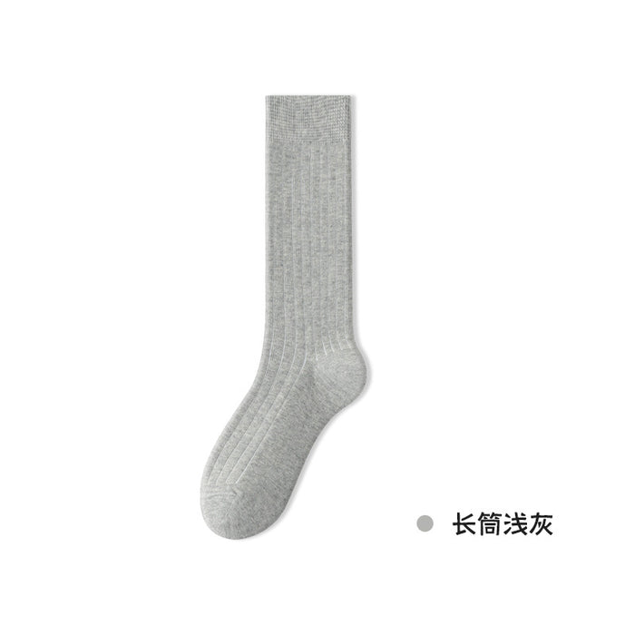 Wholesale Pile socks made of pure cotton, mid tube socks, boneless socks