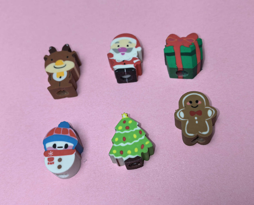 Wholesale Christmas pencil set with eraser