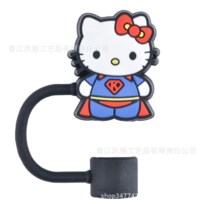 Wholesale 20pcs Food grade stainless steel glass drinking tube cover dust plug cover