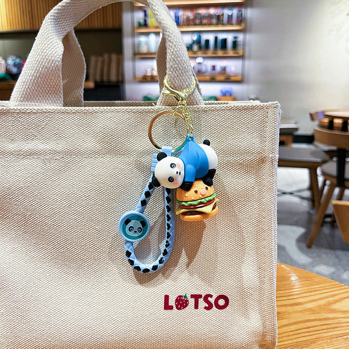 Wholesale Original Handheld Pendant Keychain Exquisite Cute Cartoon Couple Bag Key Pendant