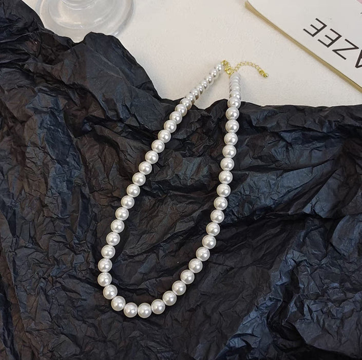 Wholesale Pearl necklace, women's light luxury internet celebrity temperament, simple and high-end feeling, collarbone chain