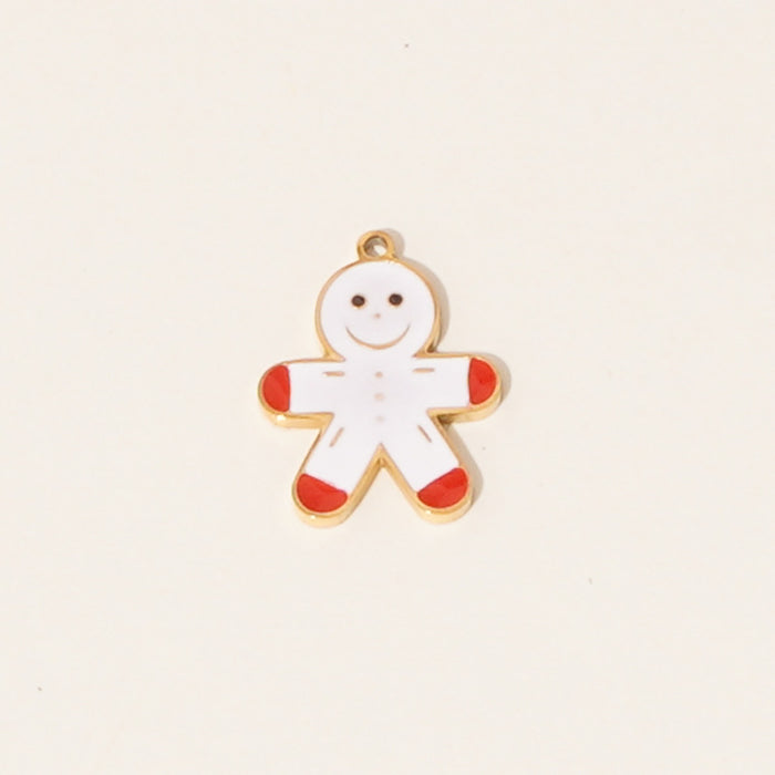 Wholesale Wholesale of Stainless Steel Drip Oil Pendant Cartoon DIY Jewelry Accessories