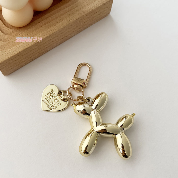 Wholesale Love Balloon Dog Keychain Couple Key Chain Women Hanging Ornaments