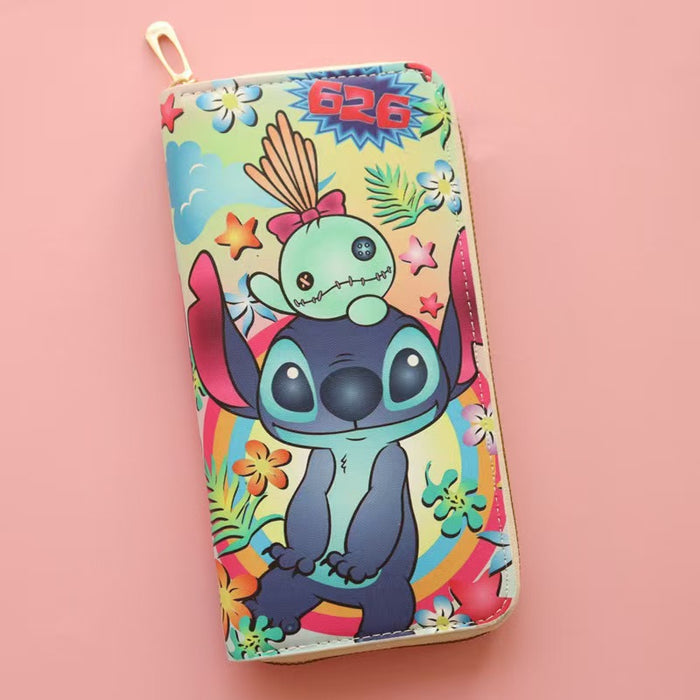 Wholesale New Fashion Long Wallet Zipper Printed Cartoon Wallet Zero Wallet
