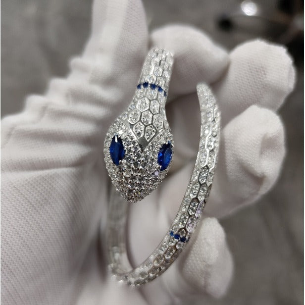 Wholesale gold plated open snake bracelet