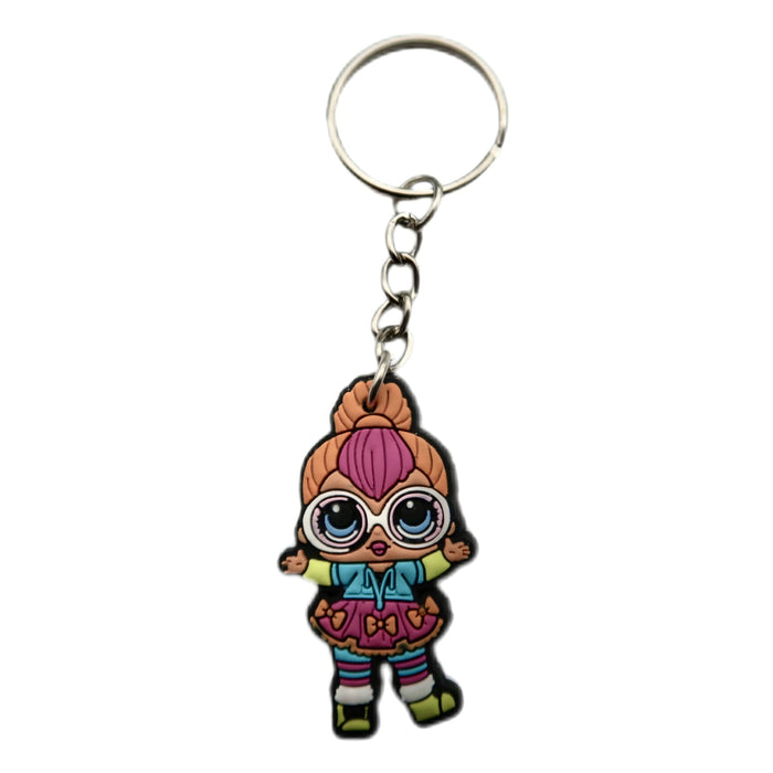 Wholesale 10pcs Surprise doll keychain pendant creative bag pencil case pendant key ring accessories
