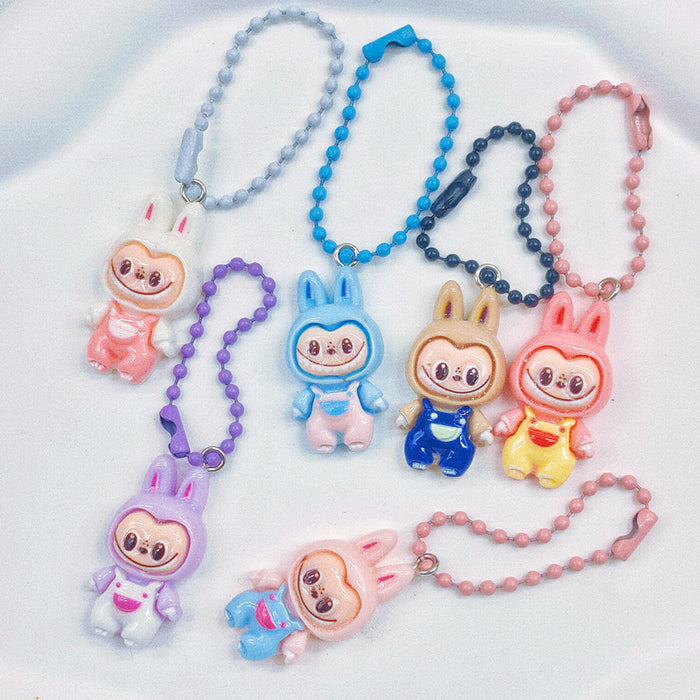 Wholesale Cute creative doll small pendant keychain school bag pendant cartoon gift