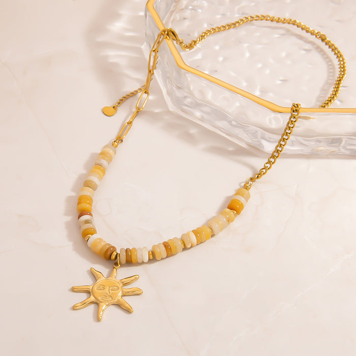 Wholesale Necklace, fashionable and niche, colorfast collarbone chain