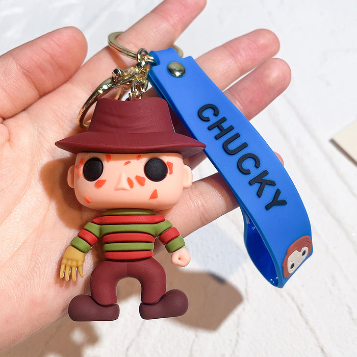 Wholesale Cartoon Movie Silicone Keychain JDC-KC-Qiwei033